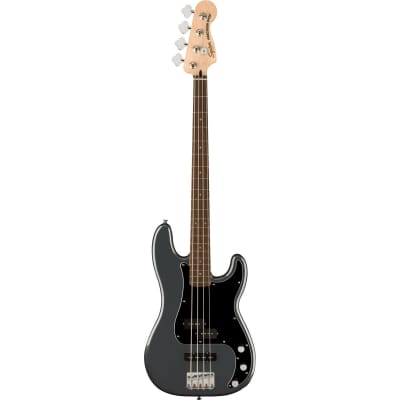Squier Affinity Series Precision Bass PJ Electric Guitar, Laurel Fingerboard, Charcoal Frost Metallic image 8