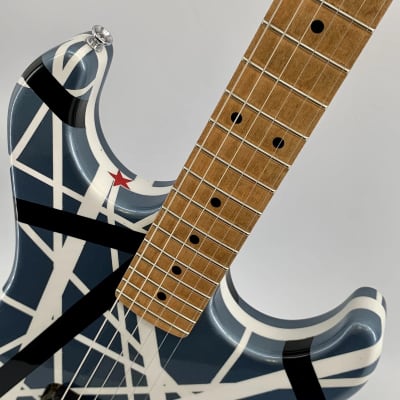 EVH 5150 Custom Frankenstrat ★ Blue, White & Black EVH | Reverb