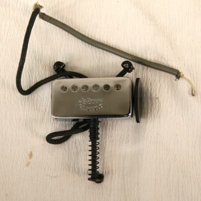 DeArmond Guitar Pickup for Flattop  project   1950's - 1960's  - Chrome image 1