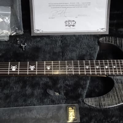 ESP KH-20 Kirk Hammett 20th Anniversary Flamed Maple Top & Neckthrough Metallic Tone image 25