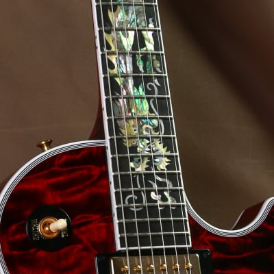 Flytte lån farvestof Gibson Les Paul China Dragon Masterpiece Custom Electric Guitar Quilted  Maple Fire Tiger | Reverb