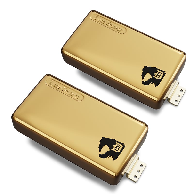 LACE D3™ Sabertooth™ Humbuckers (FULL SET) - Gold Plated image 1