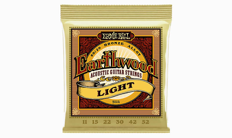 Earthwood Light 80/20 Bronze Acoustic Guitar String Set 11-52 | Reverb