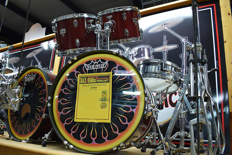 Pulse Double Bass 6Piece Drum Set Reverb