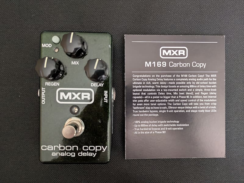 MXR M169 Carbon Copy Analog Delay