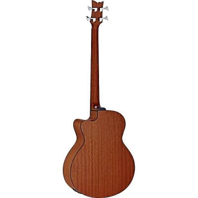 Ortega Guitars D538-4 Deep Series 5 Medium Scale Acoustic Bass Guitar w/ Video Link image 2