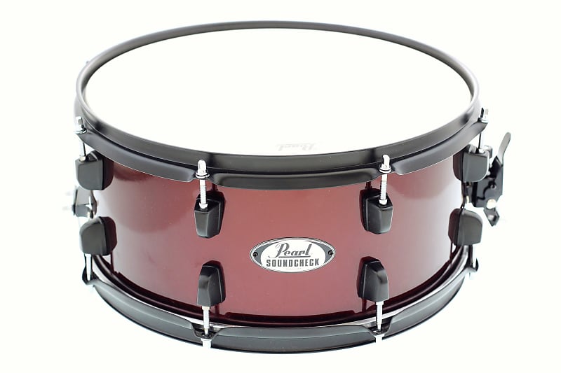 Pearl Soundcheck New  Red Wine Snare Drum 14" x 5.5" image 1