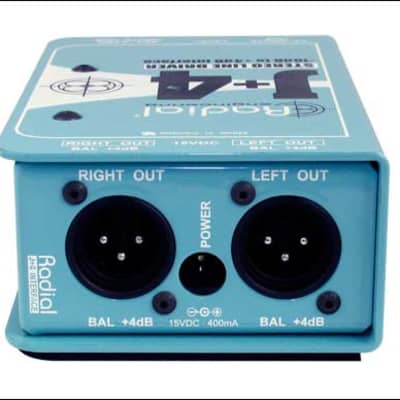 Radial Engineering J+4 Active Stereo Line Driver with Transformer Isolated Inputs image 2