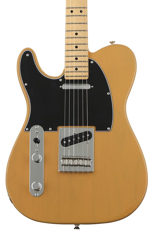 Fender Player Telecaster Left-handed - Butterscotch Blonde with Maple Fingerboard (TelePMBCRLd2) image 1