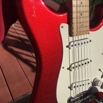 1995 G&L Fullerton Signature Stratocaster  RARE Candy Apple Red - 1st Year of issue #110 image 1