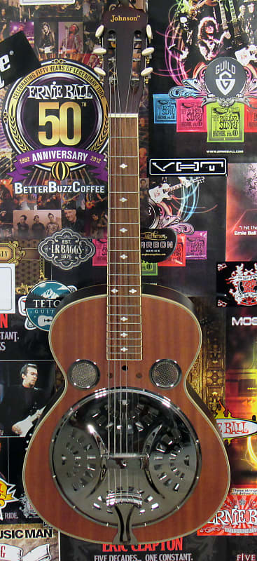 Johnson delta deals blues resonator guitar