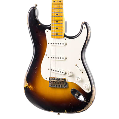 Fender Custom Shop Masterbuilt Todd Krause 1956 Stratocaster Heavy Relic - Wide 2 Tone Sunburst (583) image 6