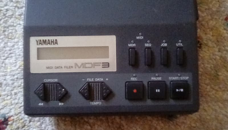 Yamaha MDF3 Midi Data Filer 2000 Black | Reverb