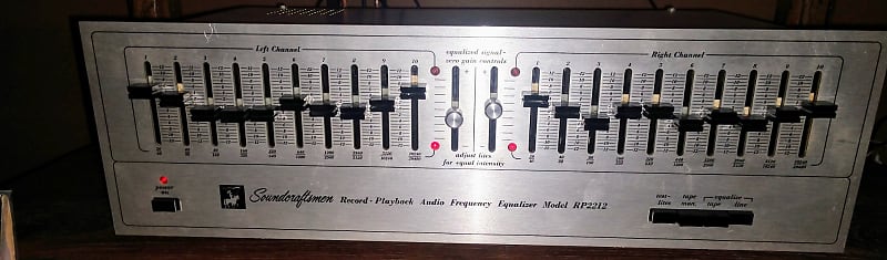 Vintage Soundcraftsmen RP2212 Audio Frequency Equalizer Tested +  Instructional EQ Test LP