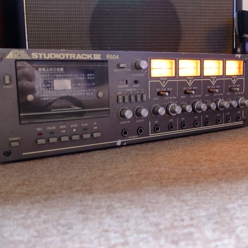 Aria Studiotrack III R504 4-track recorder - For Parts or Repair