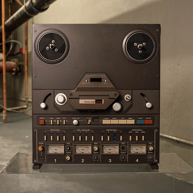 TASCAM 34B 4 Track 10.5 Inch 4 Channel Quad Stereo professional reel to  reel tape deck recorder