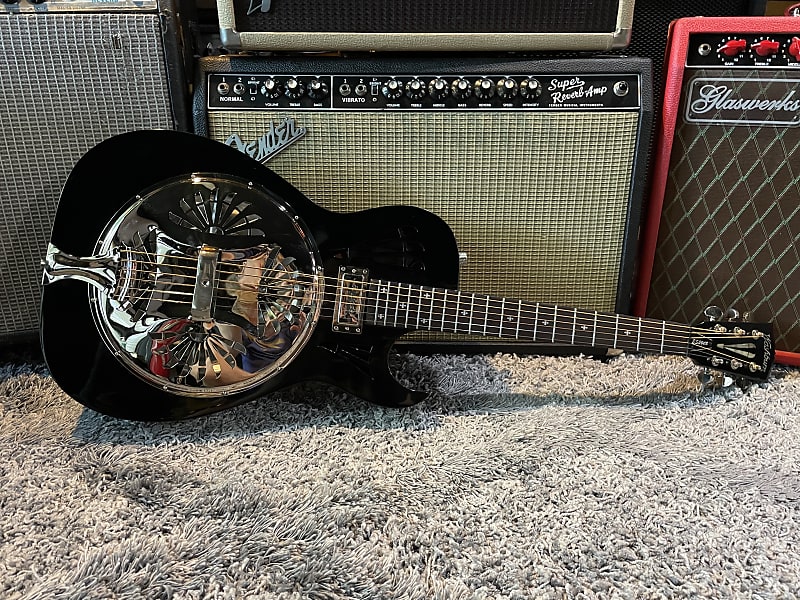 2003 Washburn ES20CE Resonator Eric Sardinas model excellent with original  hardshell case