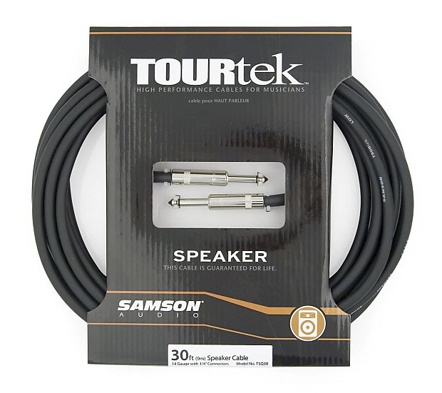 Samson TSQ30 Tourtek 30' 14/" to 1/4" Speaker Cable image 1