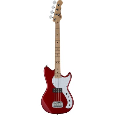 G&L - TFALB-CAR-M - Basse 4 cordes Tribute Fallout Bass Candy Apple Red for sale