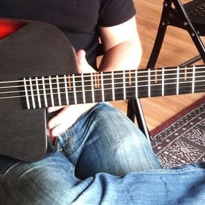 Blackbird Guitars Super OM ca. 2012 — carbon fiber — fan fret multiscale custom image 15