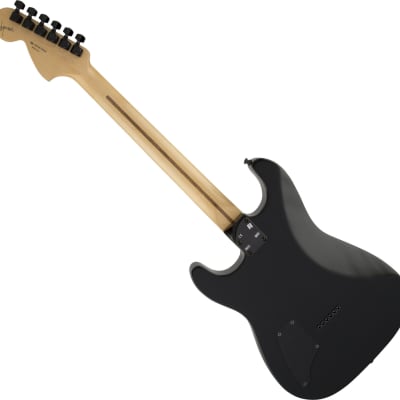 Fender Jim Root Stratocaster Electric Guitar, Ebony FB, Flat Black w/ Case image 3