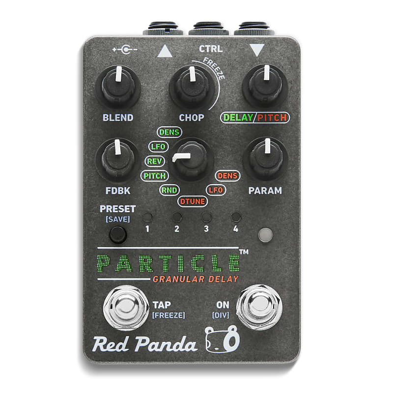 Red Panda Particle 2 OG Granular Delay 2023 - Ghost Black / Orange / Gray image 1