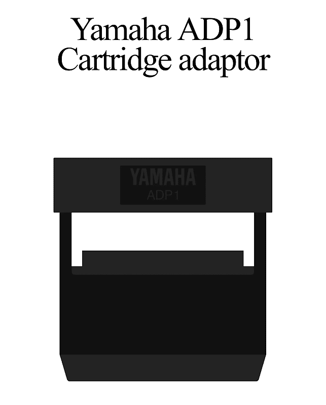 Yamaha ADP1 ADP-1 CARTRIDGE ADAPTER (adapts DX7-I Cartridges to DC7-II or  TX802) 90s Black