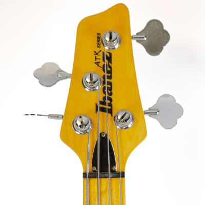 Mid 90s’s Ibanez MIJ ATK300 Modern Style Electric Bass w/ TriRail Humbucker Pickup, Gigbag image 9