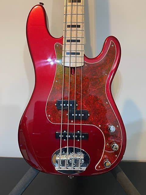 Lakland USA Bob Glaub 44-64 2007 - Candy Apple Red | Reverb