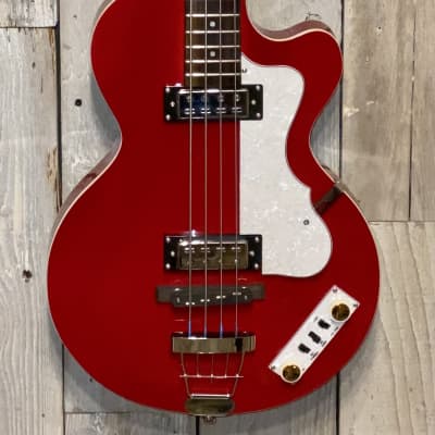 New Hofner Club Bass Ignition Pro Series Metallic Red , Such a Cool Bass, Support Indie Music Shops image 4