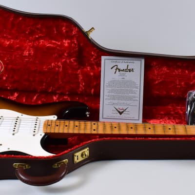 Fender Masterbuilt 1954 50th Anniversary Stratocaster (Yuriy Shishkov) 2004 - 2-Tone Sunburst image 9