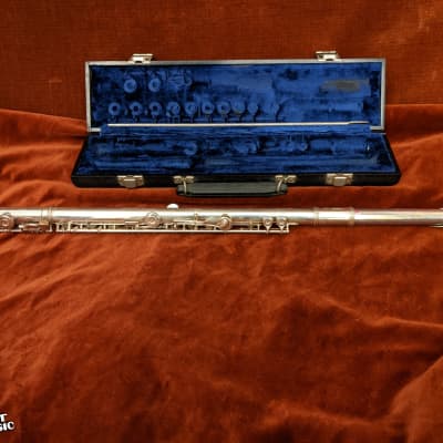 Gemeinhardt M3 Open-Hole Silver-Plated Vintage Flute c. 1970s w/ Case image 5