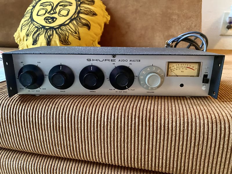 Vintage '60s-'70s Shure M68-RM mic preamp / mixer / spring reverb