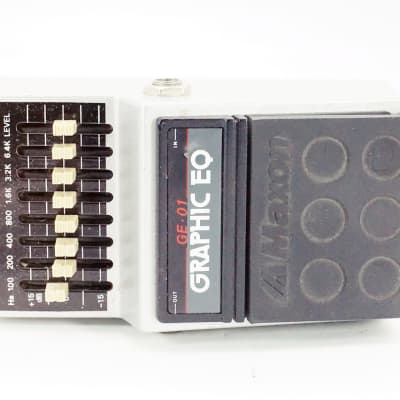 Maxon GE-01 Graphic EQ w/Box | Vintage 1980s (Japan) | Reverb Canada