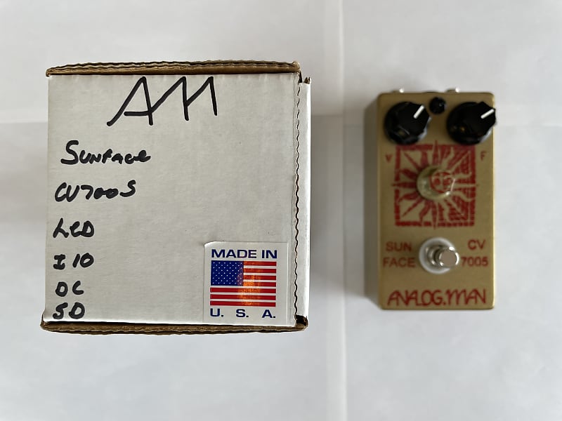 SUNFACE CV7005　ANALOG.MAN Analog Man Sun Face Fuzzface fuzz pedal