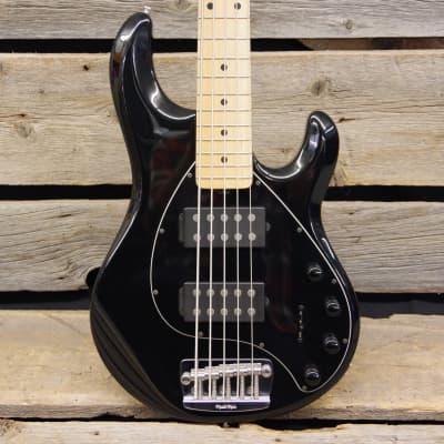 Ernie Ball Music Man Bongo 5 HH Piezo Sapphire Black | Reverb