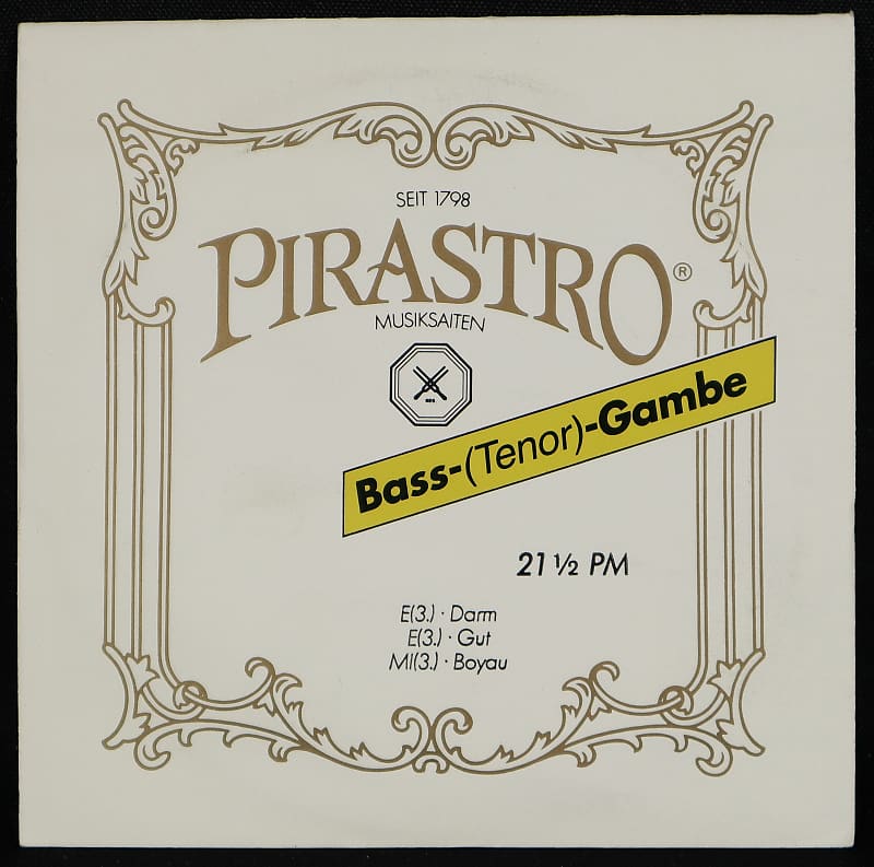Pirastro Bass Tenor Gambe E3 Gut Viola String 21-1/2 PM image 1