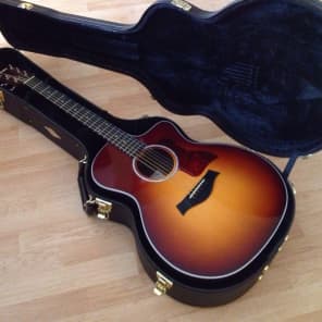 Taylor 214CE SB Deluxe Grand Auditorium Acoustic Electric Tobacco