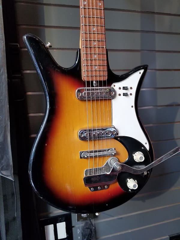 Teisco Del Rey K-ET-200 1960's Sunburst Vintage Electric