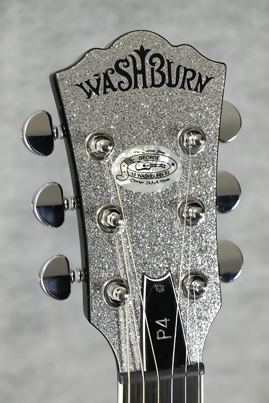 Washburn P4 Reissue Silver Sparkle (S/N:1211030) [01/29]