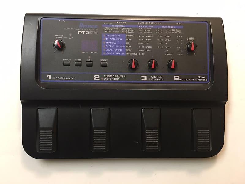 Ibanez PT3DX Multi Effects Processor Rare Vintage Guitar Reverb