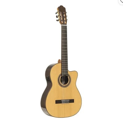 Angel Lopez Mazuelo Electric Cutaway Classical Guitar - Spruce - MAZUELO SR-CE for sale