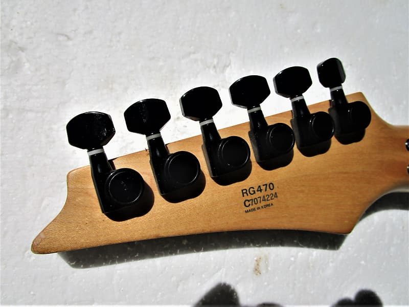 Ibanez RG 470 Guitar, 1997, Korea, Black, 3 PU's, Licensed