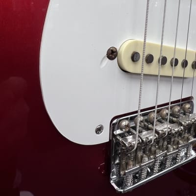 1998 Fender Stratocaster ST-54DEX '54 Reissue- MIJ - Candy Apple Red image 6