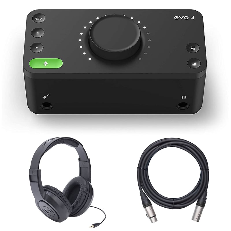 Audient EVO 4 Desktop 2x2 USB TypeC Audio Interface with Reverb