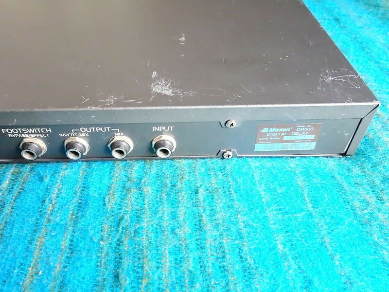 Maxon DM-500 Digital Delay - 80's Vintage Rack Effects Unit