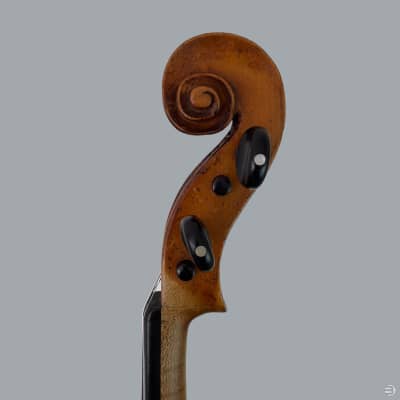 Antique Violin from Klingenthal, Germany - Labeled: J. N. Le Clerc - c. 1800 - LOB: 356 mm image 5