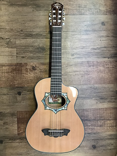 Oscar Schmidt Requinto AE Solid Cedar OH30SCE Reverb