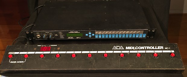 ADA MP-2 Midi Tube Guitar Preamp and MC-1 Midi Controller ADA MP-2 Midi Tube Guitar Preamp and MC-1 Midi Controller