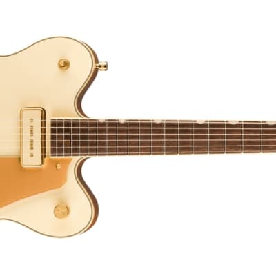 Gretsch - Electromatic® Pristine LTD Jet™ - Single-Cut Semi-Hollow Electric Guitar w/ Bigsby® - Laurel Fingerboard - White Gold image 3
